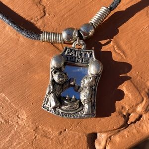 Teddy bear birthday party necklace